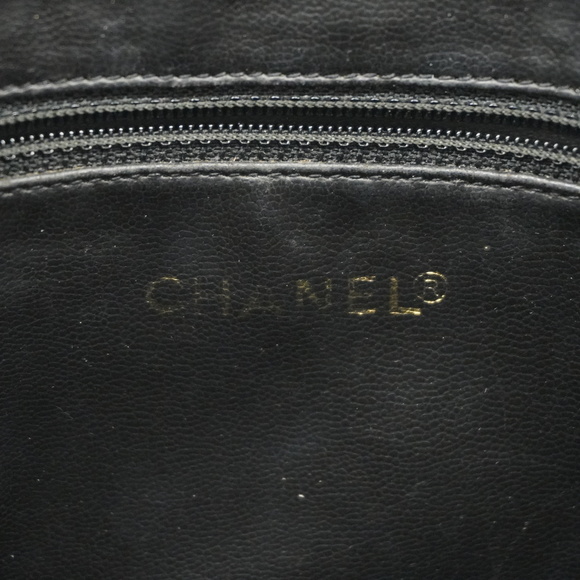 [3ye5573] Auth Chanel Shoulder Bag Triple Coco Lambskin Black Gold metal - Picture 5 of 14